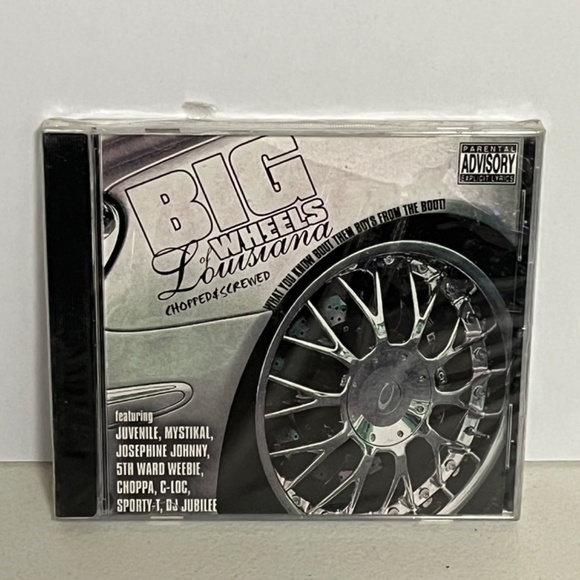 Big Wheels Louisiana Chopped & Screwed CD Rare Texas Rap Texian Rapper Hip Hop - Picture 1 of 8